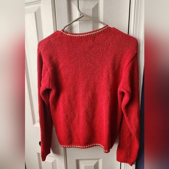 Christmas sweater womens small, Red - Picture 2 of 2